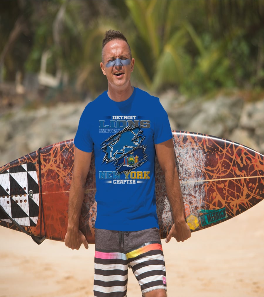 Detroit Lions Territory New York Chapter T-Shirt