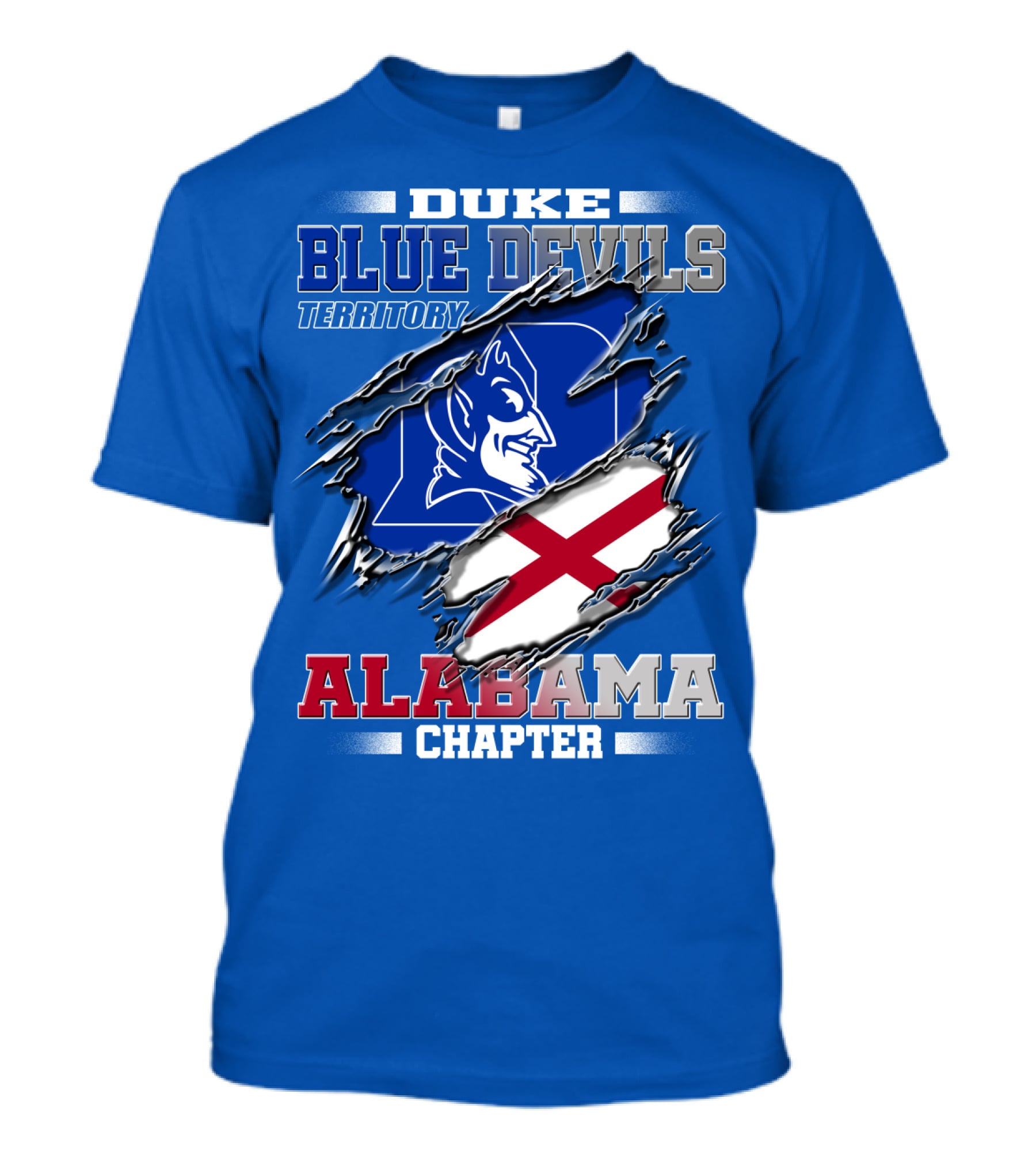 Duke Blue Devils Territory Alabama Chapter T-Shirt