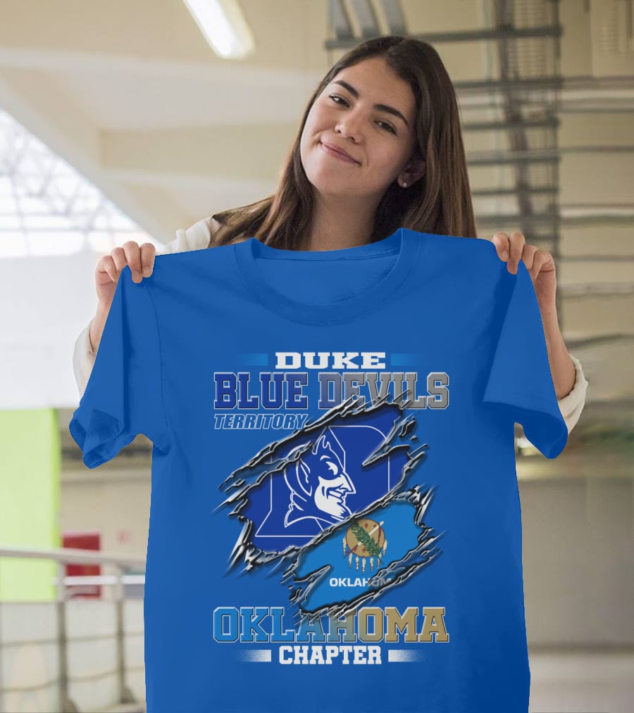 Duke Blue Devils Territory Oklahoma Chapter T-Shirt
