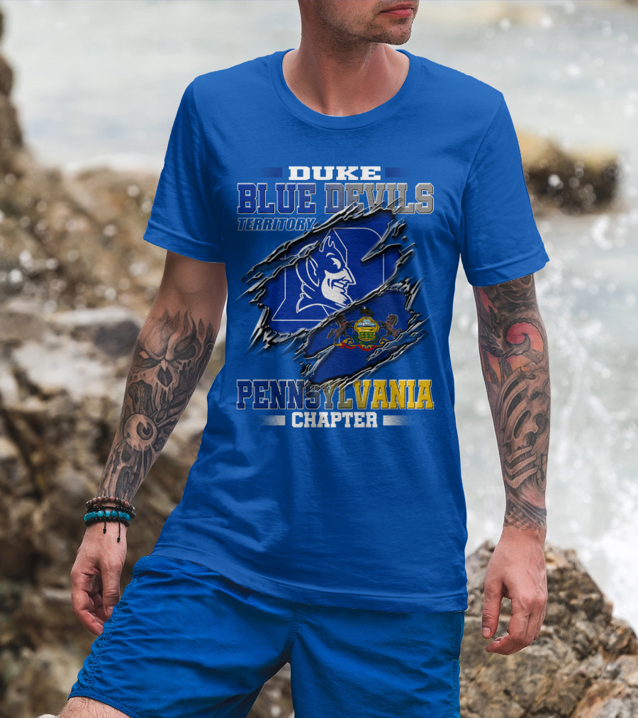 Duke Blue Devils Territory Pennsylvania Chapter T-Shirt