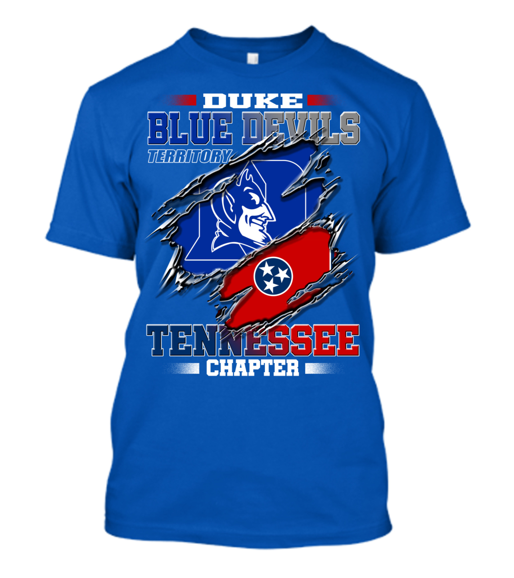 Duke Blue Devils Territory Tennessee Chapter T-Shirt
