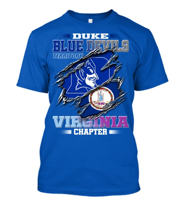 Duke Blue Devils Territory Virginia Chapter T-Shirt