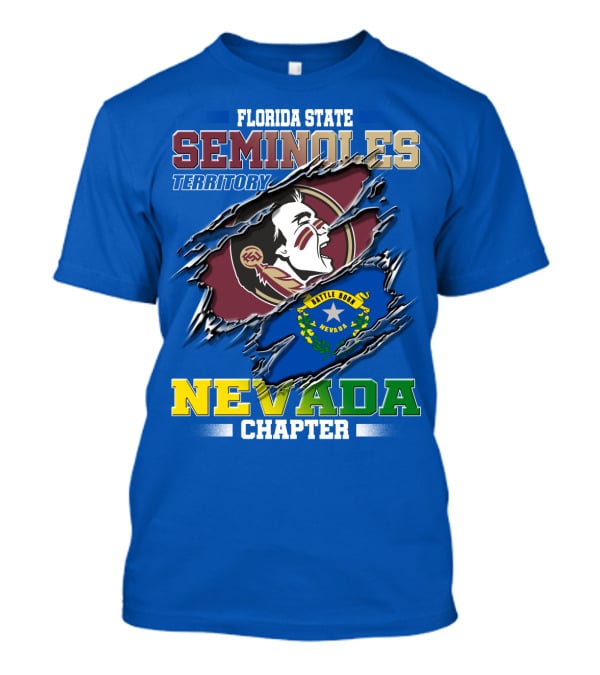 Florida State Seminoles Territory Nevada Chapter Little Honor State T-Shirt