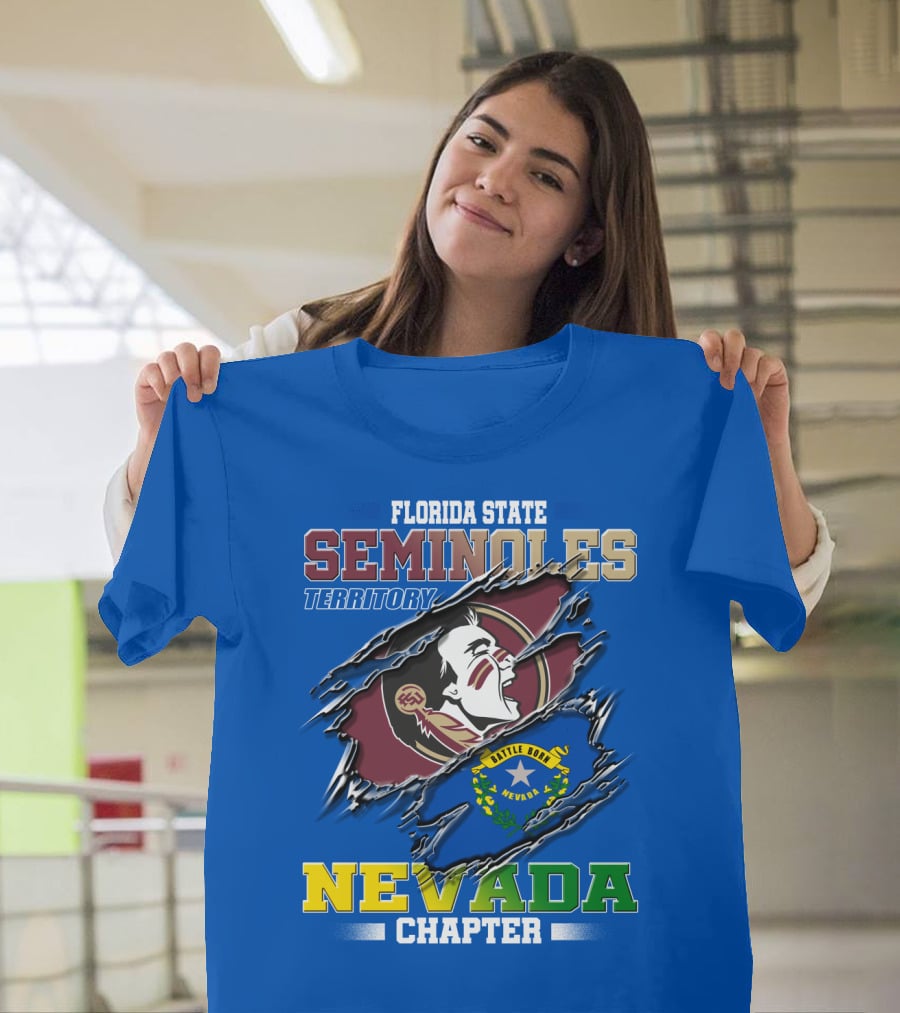 Florida State Seminoles Territory Nevada Chapter Little Honor State T-Shirt