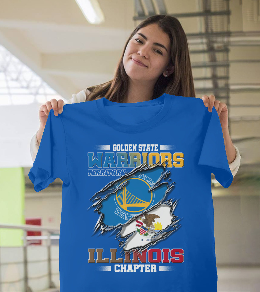 Golden State Warriors Territory Illinois Chapter T-Shirt