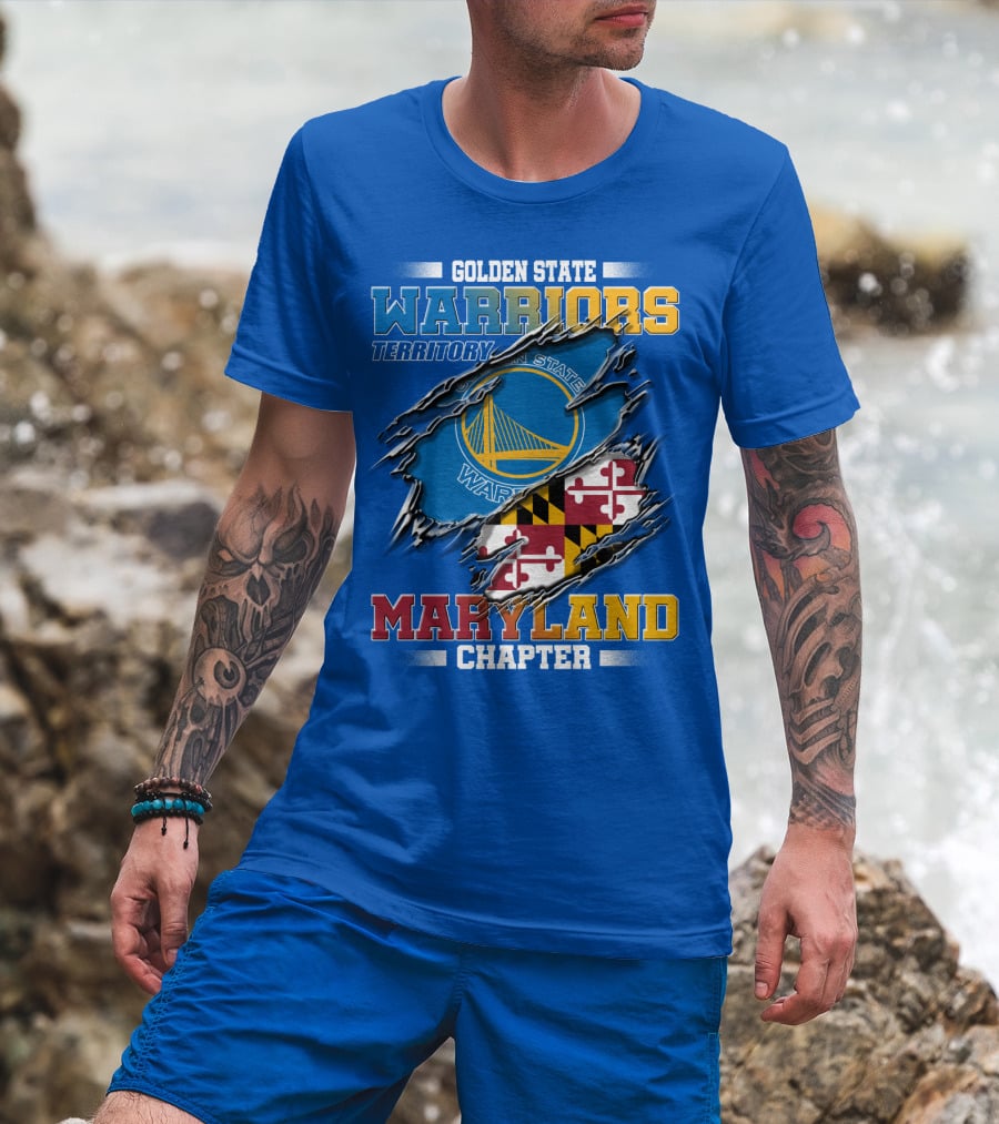 Golden State Warriors Territory Maryland Chapter T-Shirt