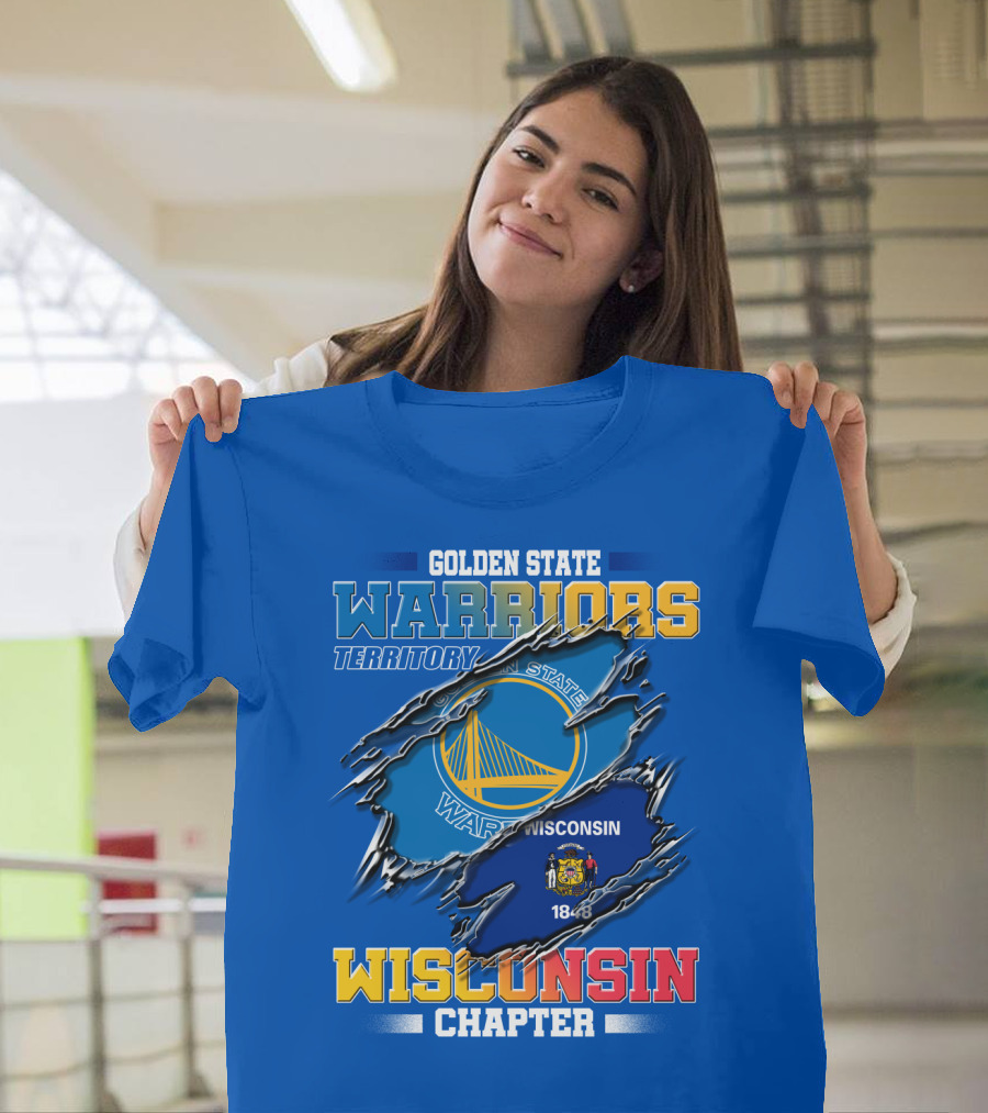Golden State Warriors Territory Wisconsin Chapter T-Shirt
