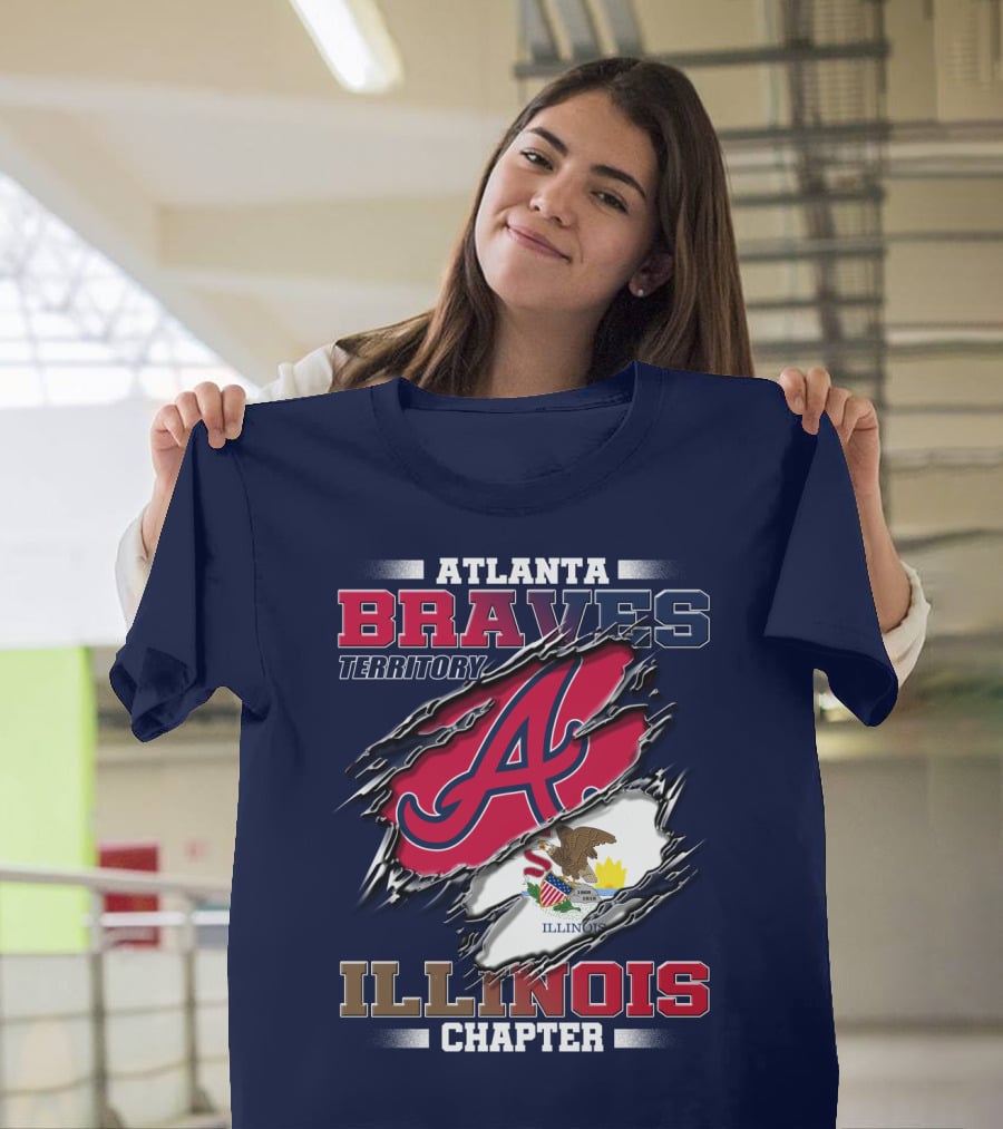 Atlanta Braves Territory Illinois Chapter T-Shirt