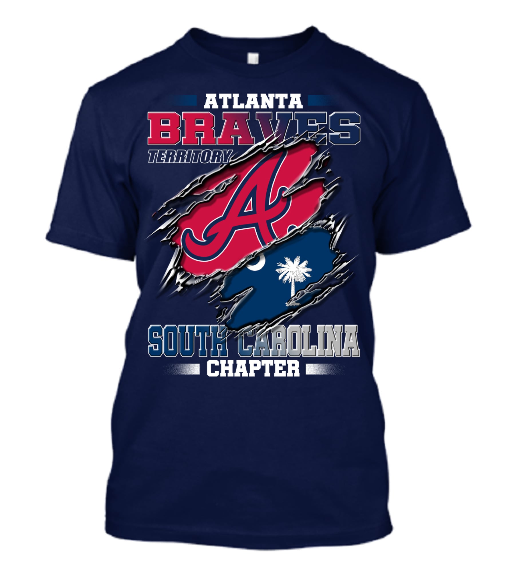 Atlanta Braves Territory South Carolina Chapter T-Shirt