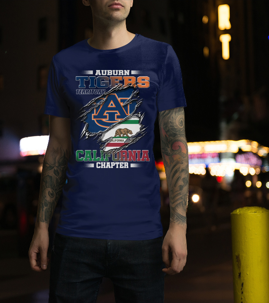 Auburn Tigers Territory California Chapter T-Shirt
