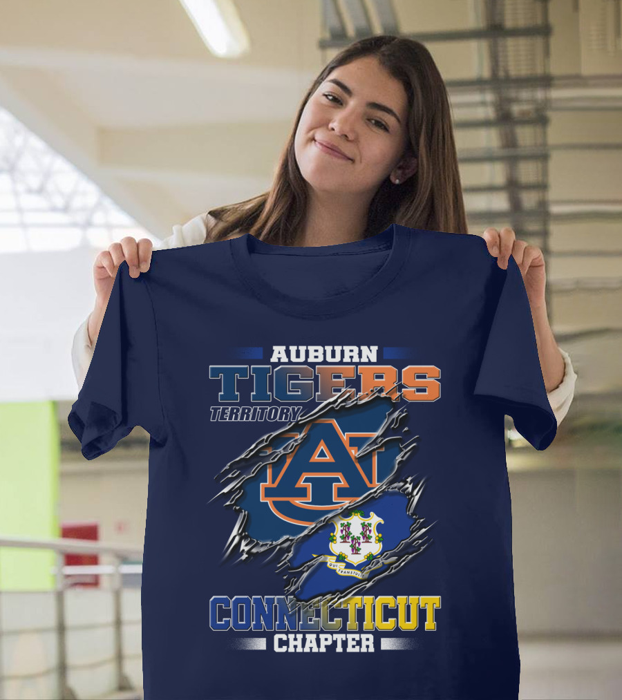 Auburn Tigers Territory Connecticut Chapter T-Shirt