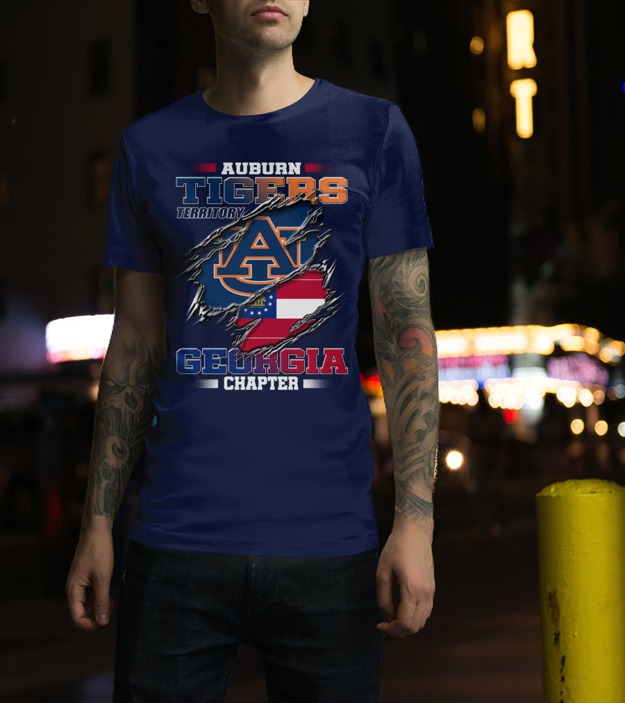 Auburn Tigers Territory Georgia Chapter T-Shirt