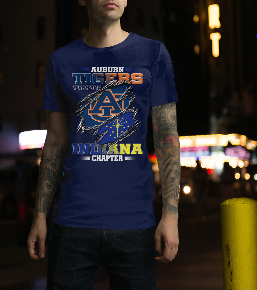 Auburn Tigers Territory Indiana Chapter T-Shirt