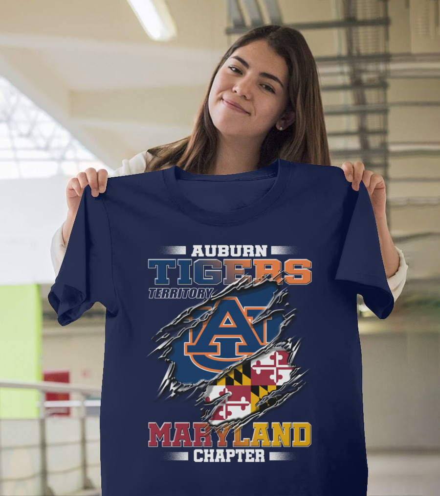 Auburn Tigers Territory Maryland Chapter T-Shirt