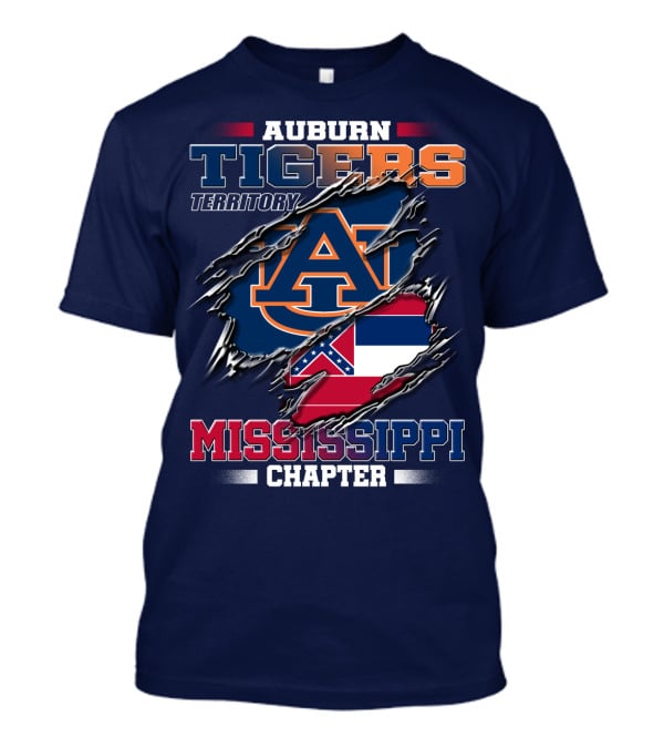 Auburn Tigers Territory Mississippi Chapter T-Shirt
