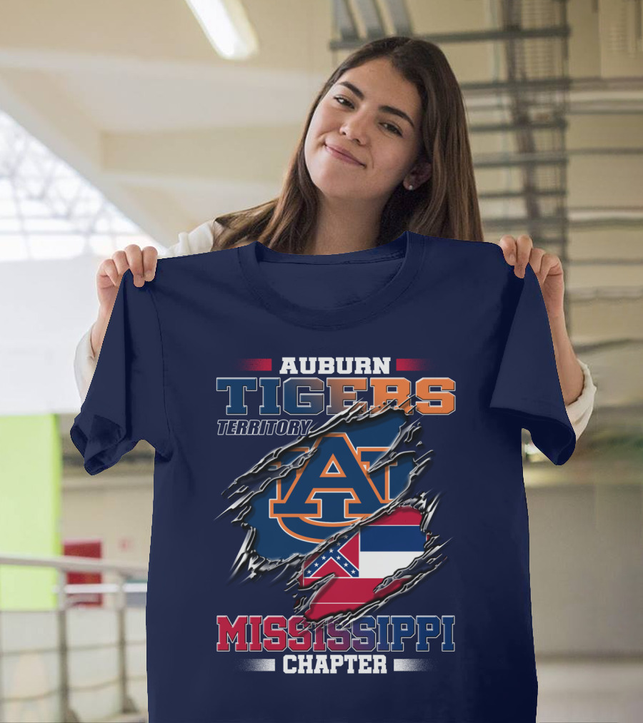 Auburn Tigers Territory Mississippi Chapter T-Shirt
