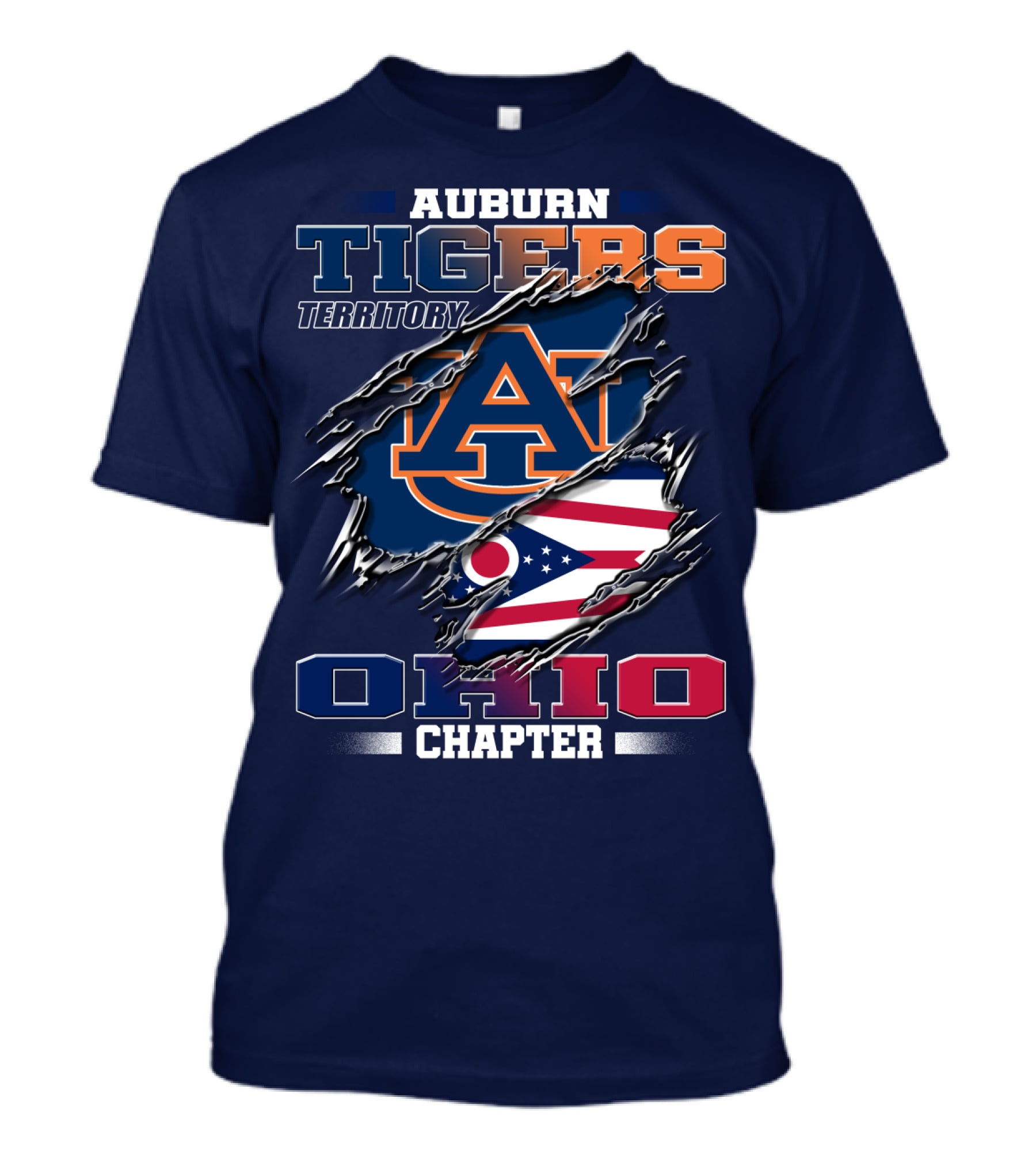 Auburn Tigers Territory Ohio Chapter T-Shirt