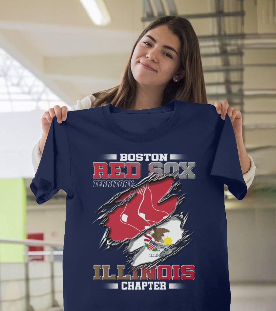 Boston Red Sox Territory Illinois Chapter T-Shirt