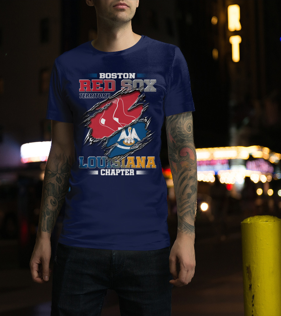 Boston Red Sox Territory Louisiana Chapter T-Shirt