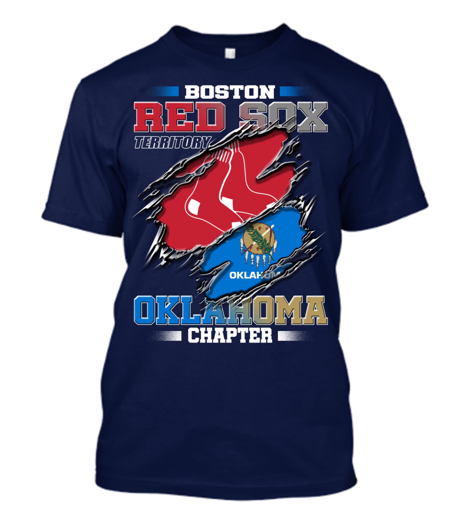 Boston Red Sox Territory Oklahoma Chapter T-Shirt