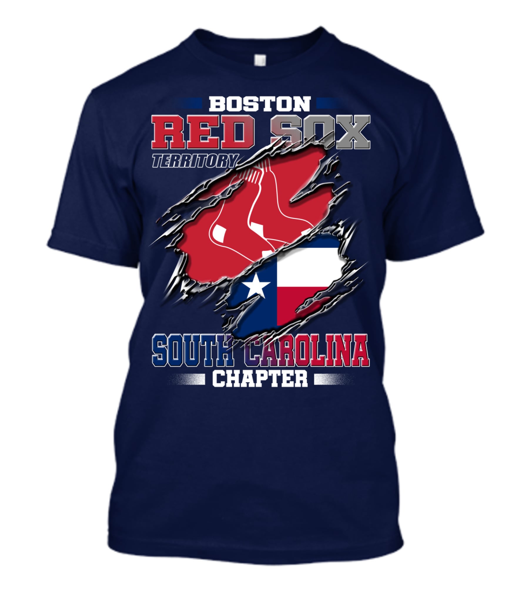 Boston Red Sox Territory South Carolina Chapter T-Shirt