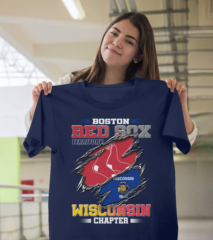 Boston Red Sox Territory Wisconsin Chapter 1848 T-Shirt
