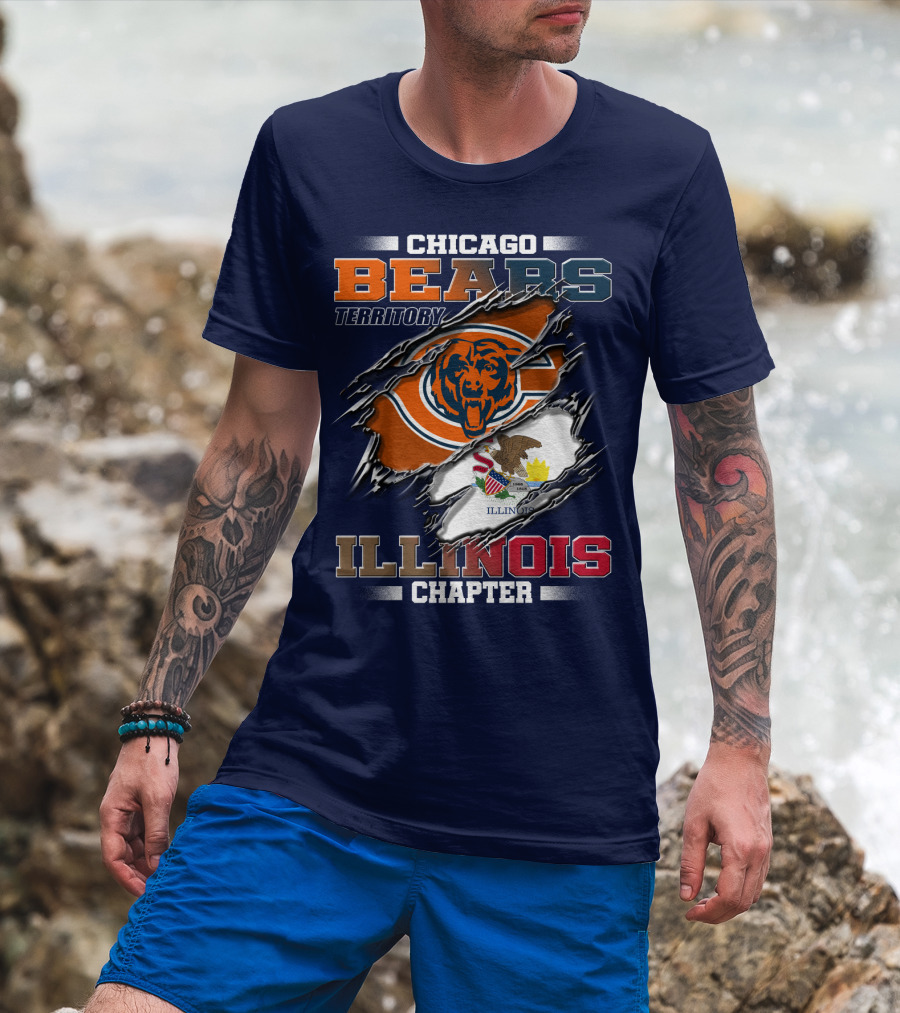 Chicago Bears Territory Illinois Chapter T-Shirt