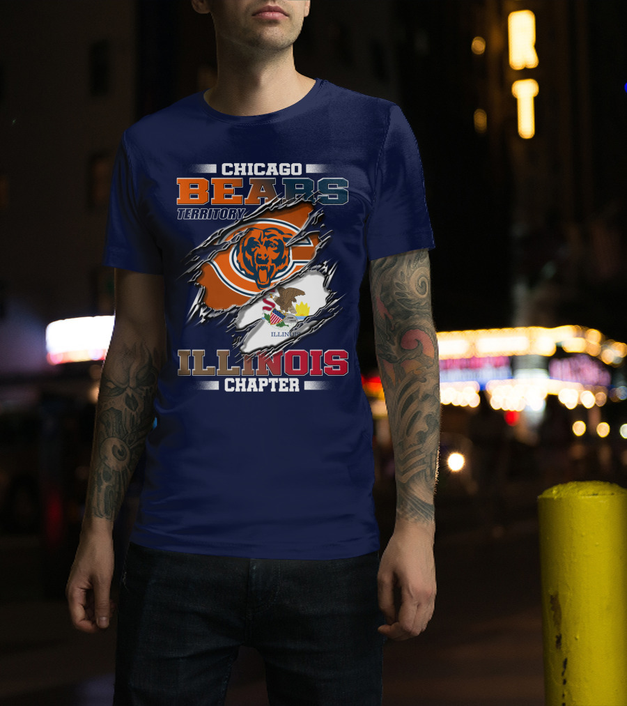 Chicago Bears Territory Illinois Chapter T-Shirt