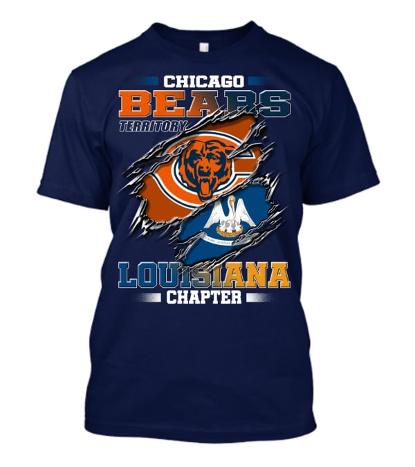 Chicago Bears Territory Louisiana Chapter T-Shirt