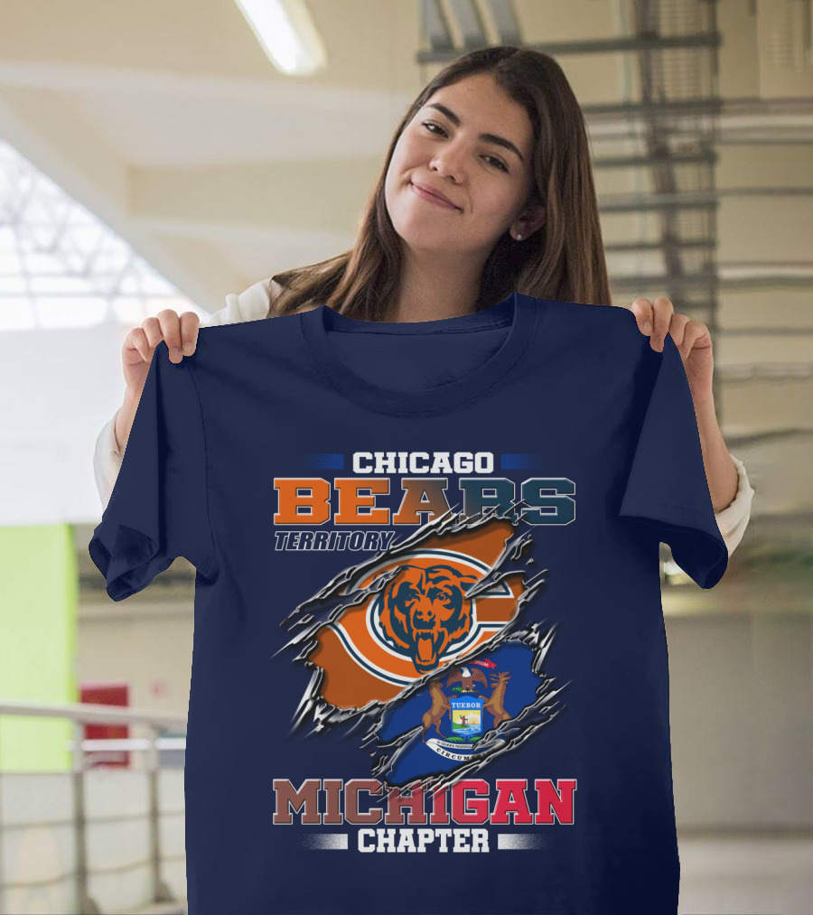 Chicago Bears Territory Michigan Chapter T-Shirt