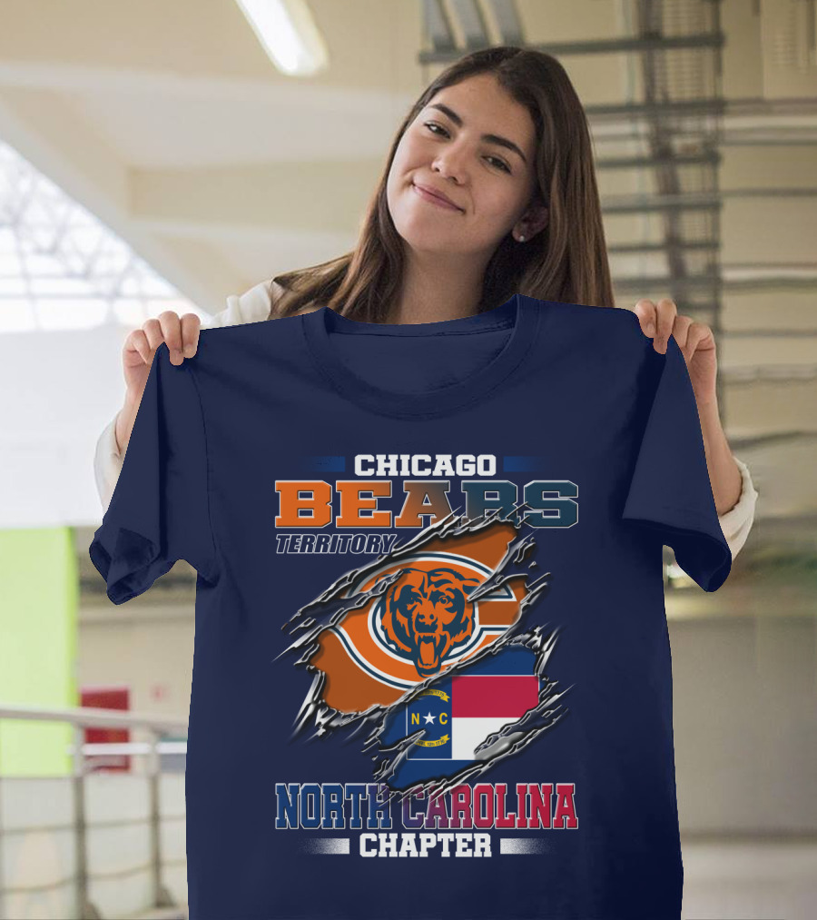 Chicago Bears Territory North Carolina Chapter T-Shirt