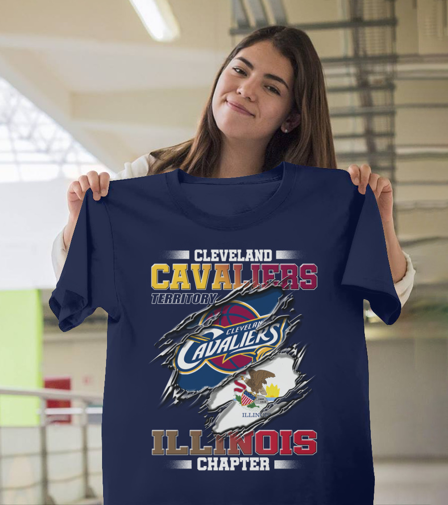 Cleveland Cavaliers Territory Illinois Chapter T-Shirt