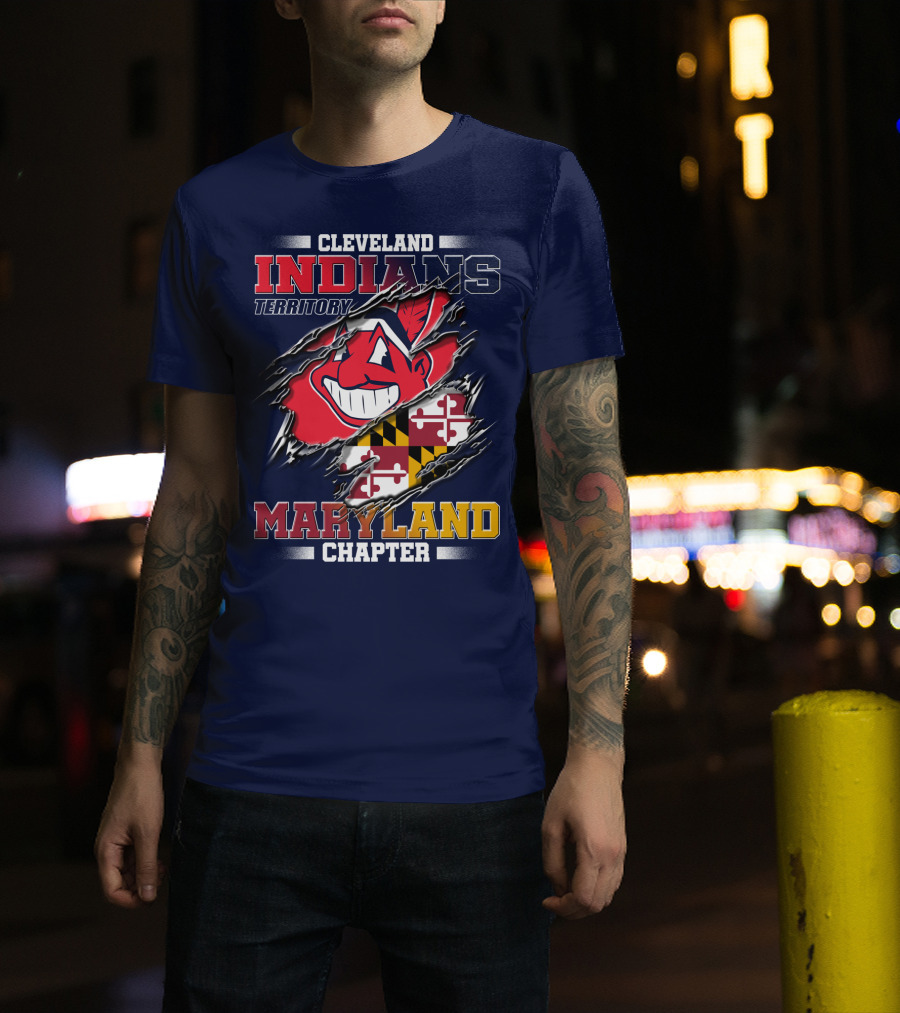 Cleveland Indians Territory Maryland Chapter T-Shirt