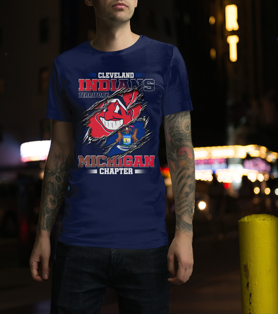 Cleveland Indians Territory Michigan Chapter T-Shirt