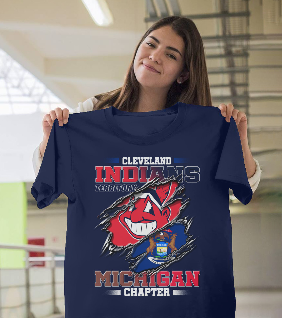 Cleveland Indians Territory Michigan Chapter T-Shirt