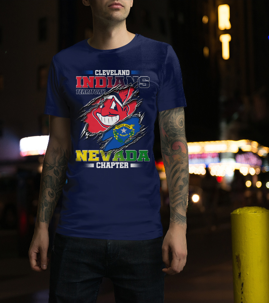 Cleveland Indians Territory Nevada Chapter Little Born T-Shirt