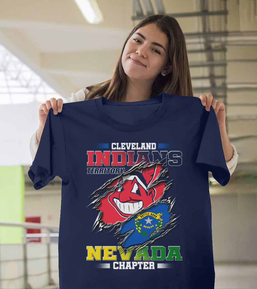 Cleveland Indians Territory Nevada Chapter Little Born T-Shirt