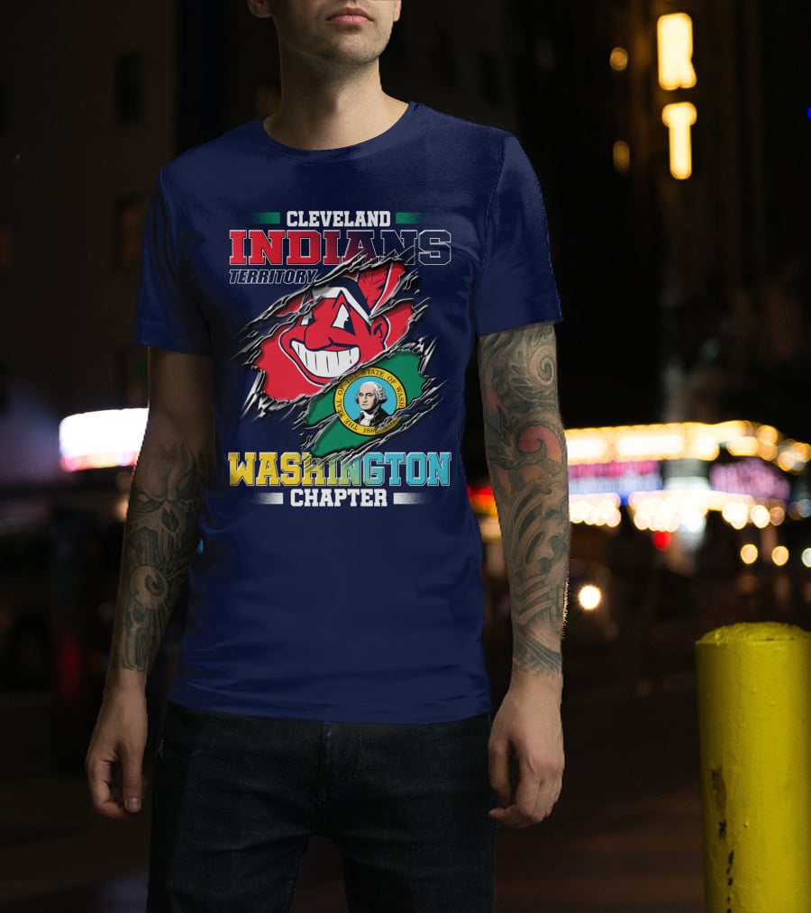 Cleveland Indians Territory Washington Chapter T-Shirt