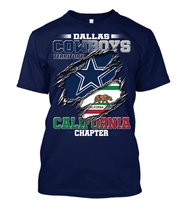 Dallas Cowboys Territory California Chapter T-Shirt