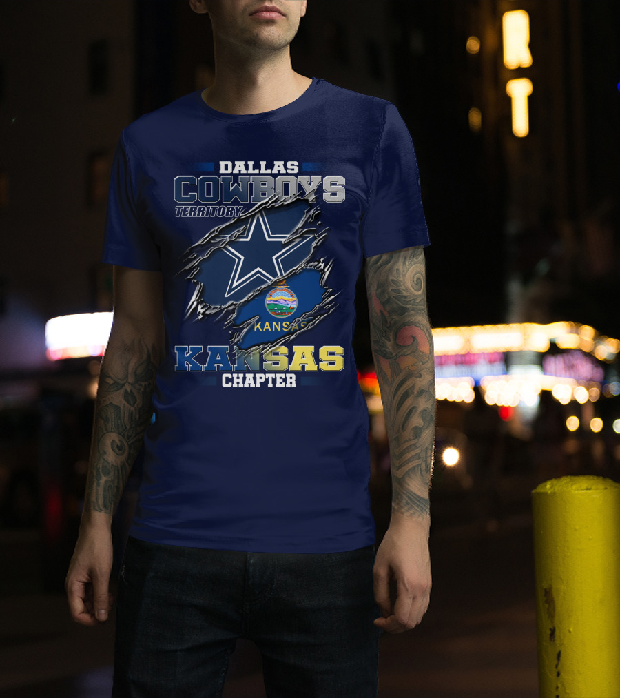 Dallas Cowboys Territory Kansas Chapter T-Shirt