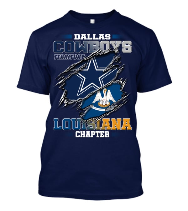Dallas Cowboys Territory Louisiana Chapter T-Shirt