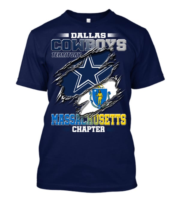 Dallas Cowboys Territory Massachusetts Chapter T-Shirt