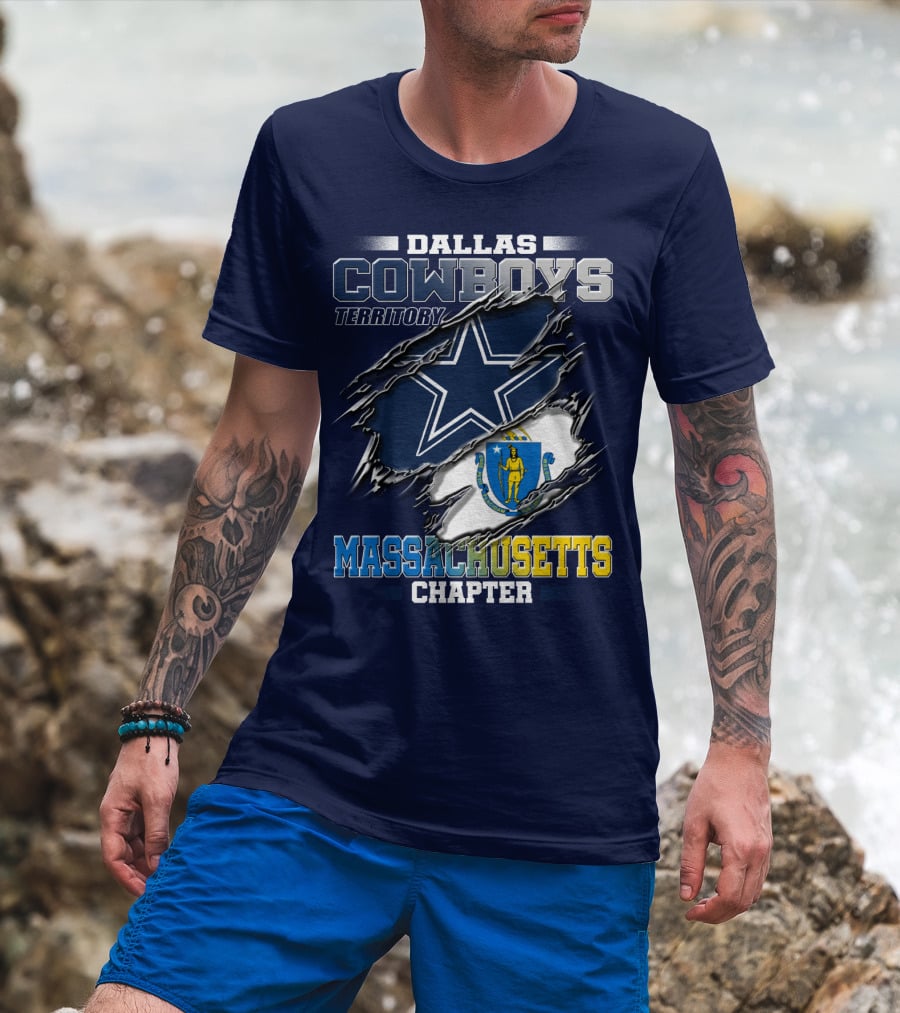 Dallas Cowboys Territory Massachusetts Chapter T-Shirt