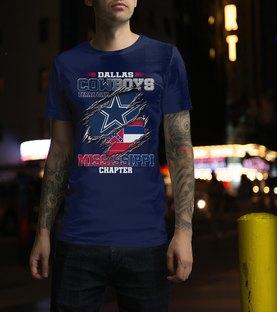 Dallas Cowboys Territory Mississippi Chapter T-Shirt