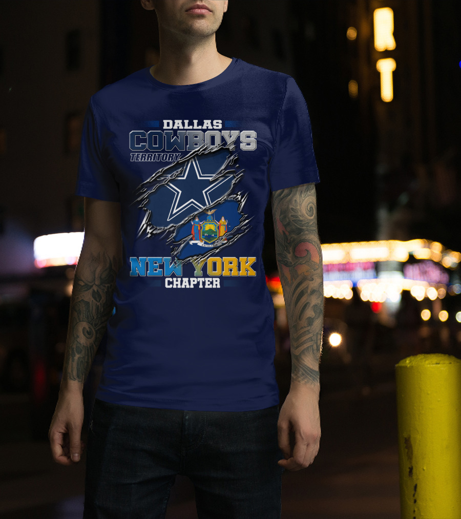 Dallas Cowboys Territory New York Chapter T-Shirt