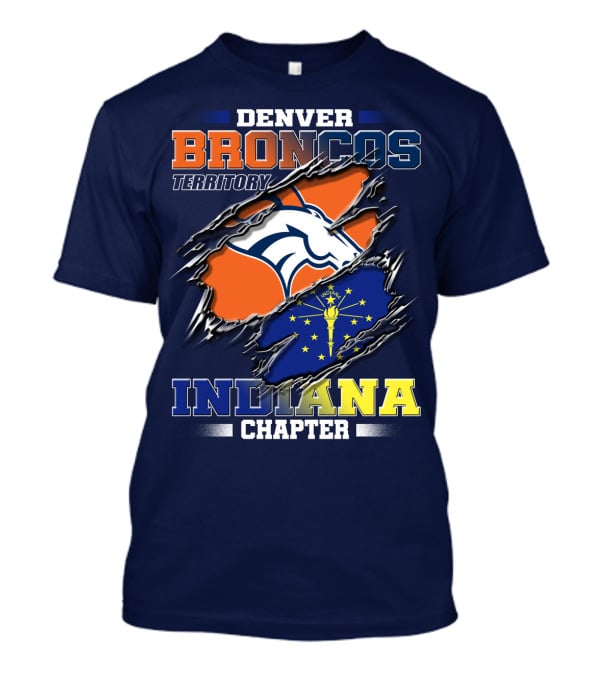 Denver Broncos Territory Indiana Chapter T-Shirt