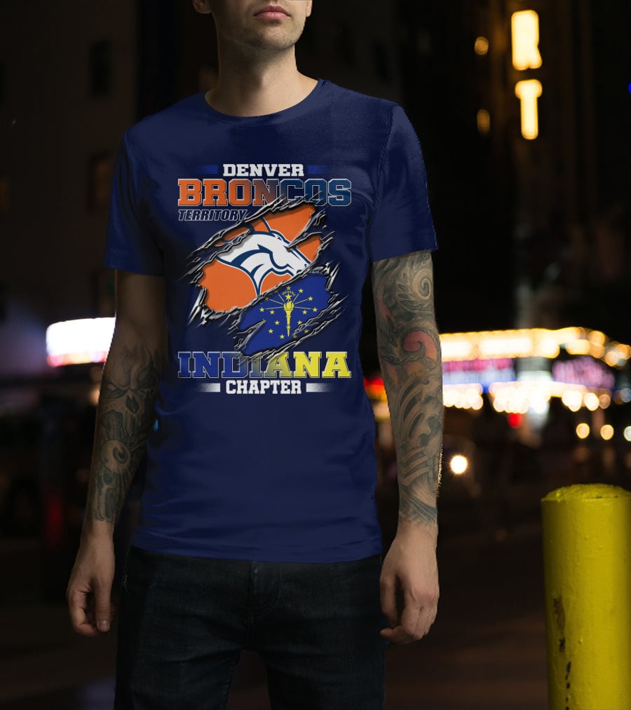 Denver Broncos Territory Indiana Chapter T-Shirt