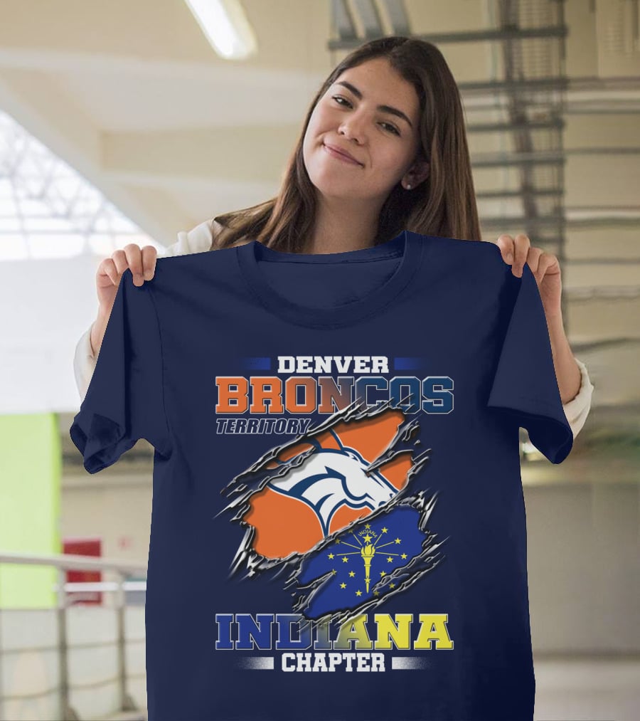Denver Broncos Territory Indiana Chapter T-Shirt