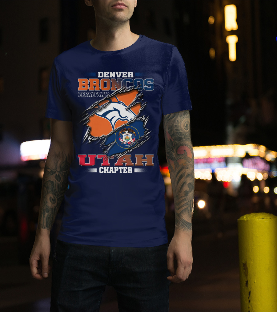 Denver Broncos Territory Utah Chapter T-Shirt