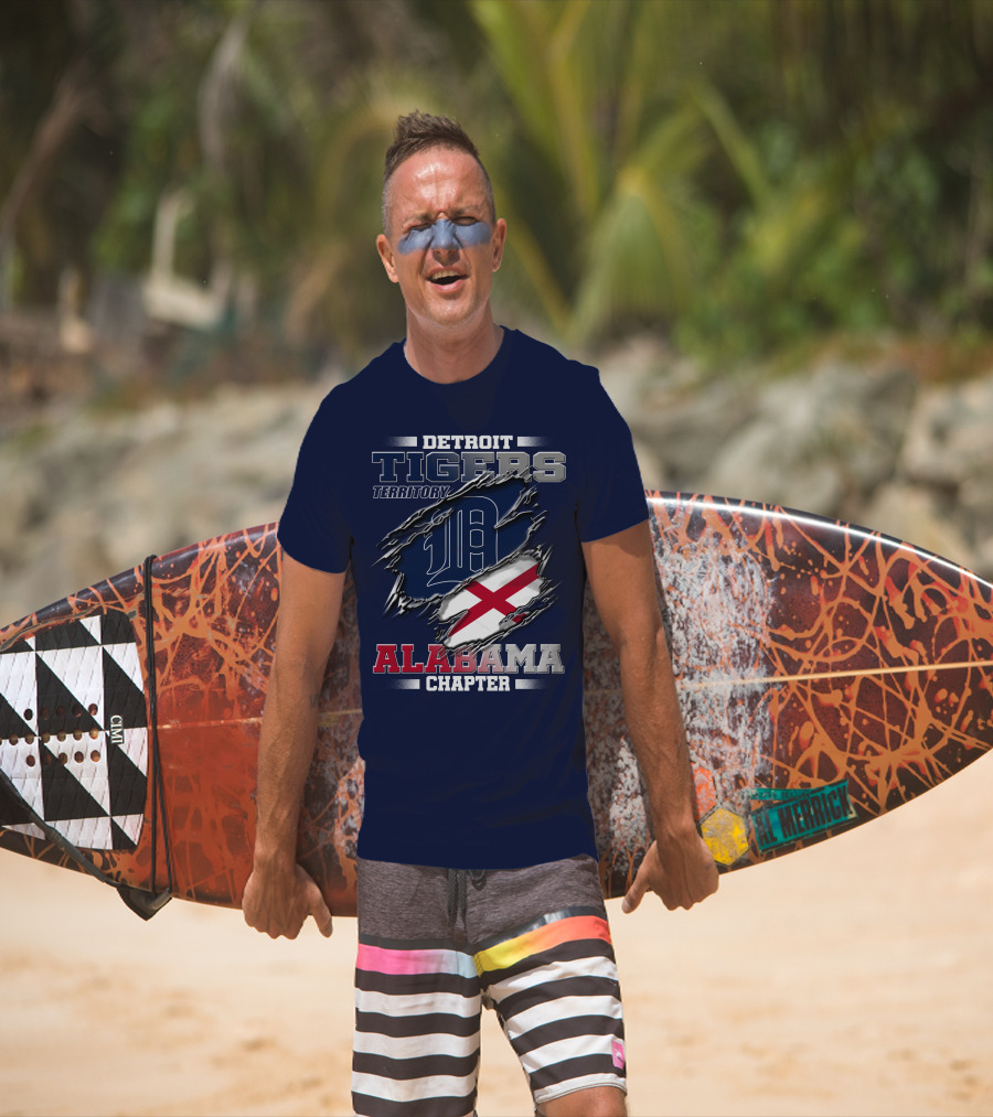 Detroit Tigers Territory Alabama Chapter T-Shirt